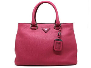 Prada Embossed Pink Handbag Shoulder Bag Pink
